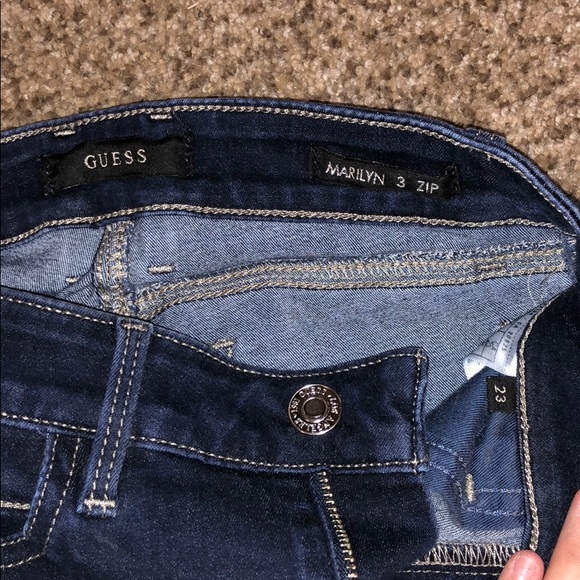 Guess | Jeans | Guess Marilyn 3 Zip Pants Size 23 0 | Poshmark